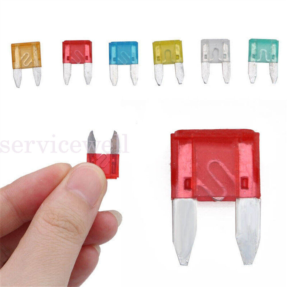 30pcs Mini Blade Fuses Set 5A 10A 15A 20A 25A 30A Fuse Assortment Kit For Car