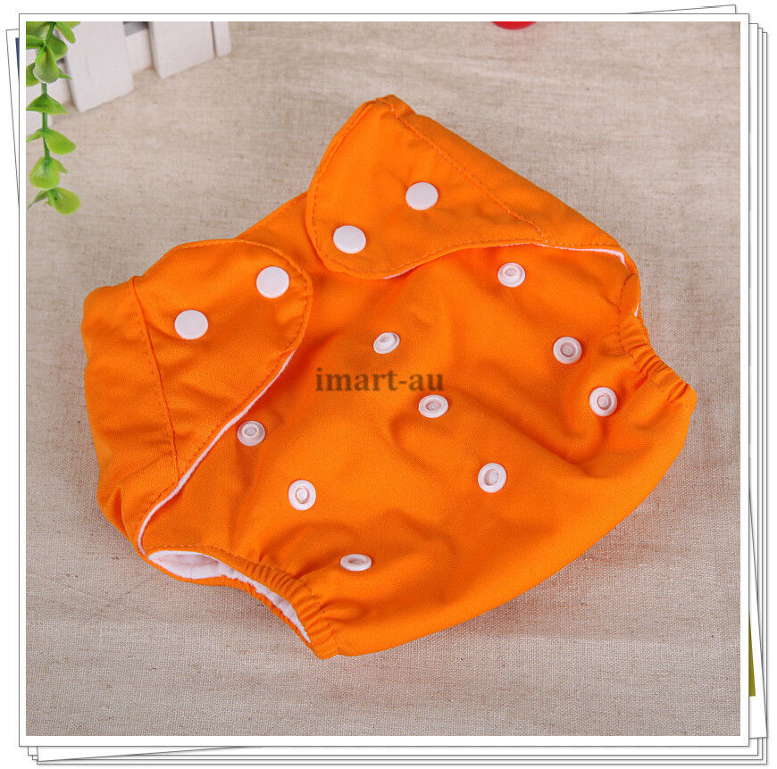 4x pcs Reusable modern Baby Cloth Nappies Diapers Adjustable bulk nappy