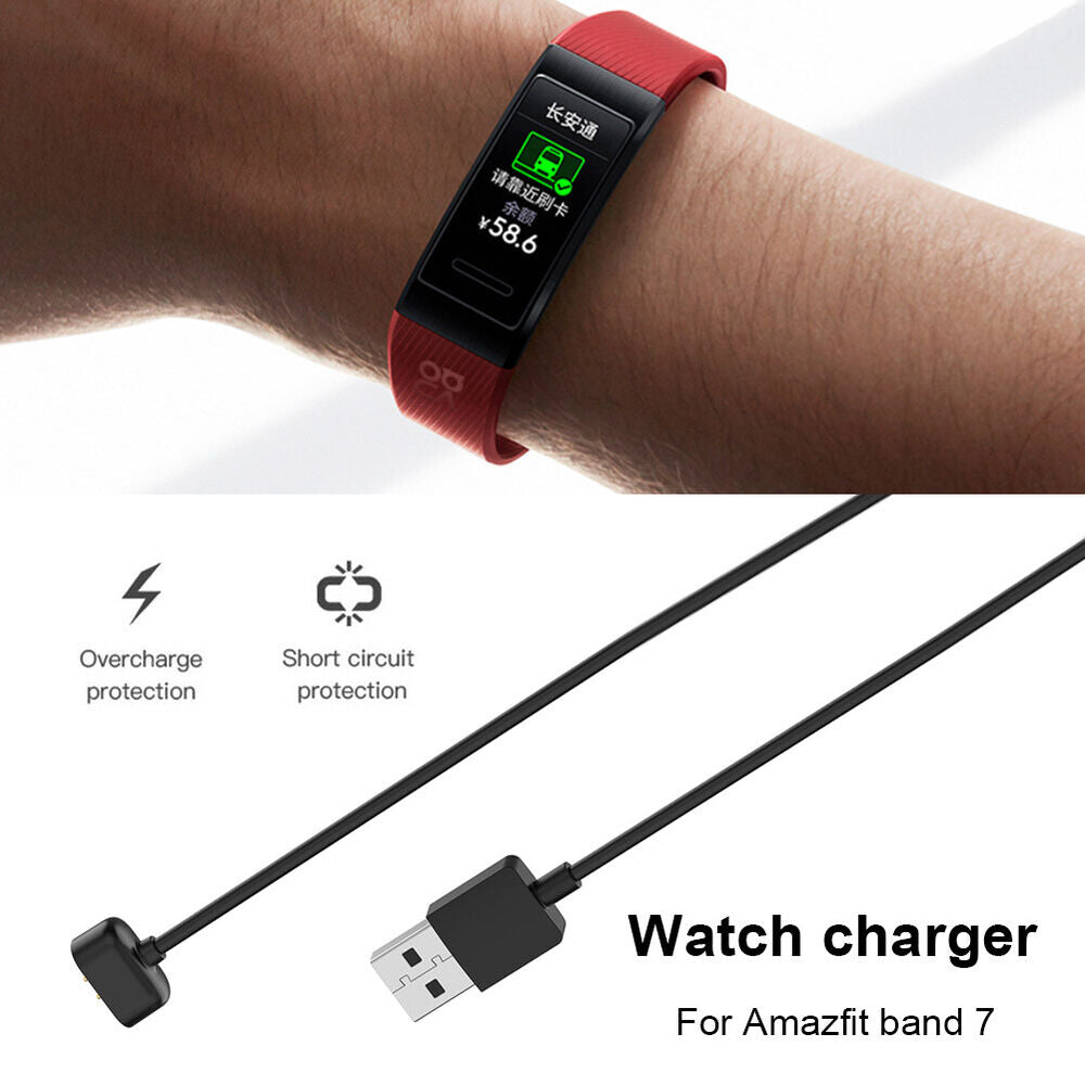 USB Charger Cable Accessories USB Charging Cable Cord for Huami Amazfit Band 7