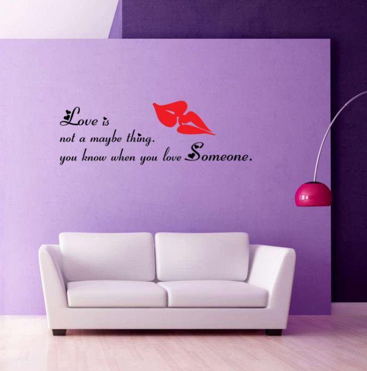 Wall Stickers Removable Love Someone Home Living Room Bedroom Decal Picture Art