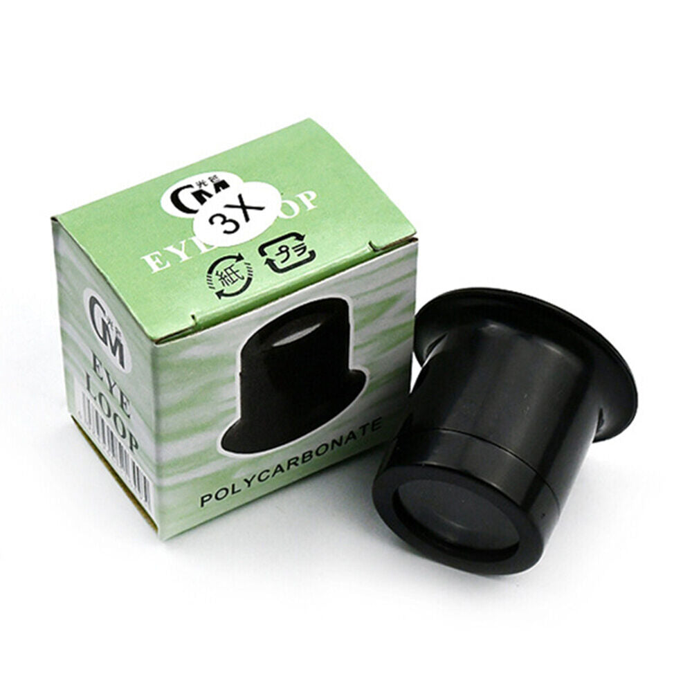 NEW 5xHandheld Loupe Fit To Eyes HD Illuminated Loupe Watch Repair Suppl