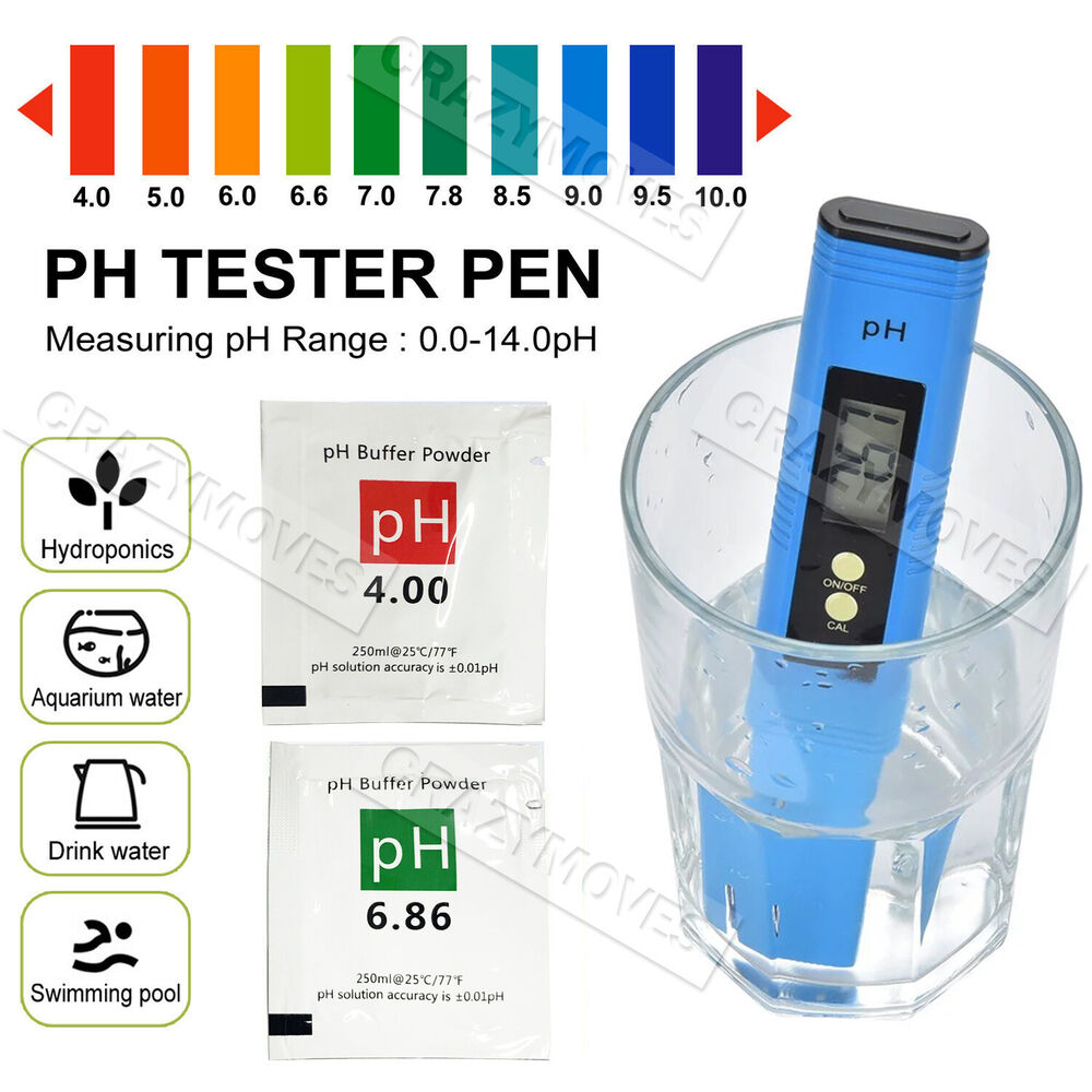 PH TDS Meter Digital Tester Pen Aquarium Pool SPA Water Quality Monitor