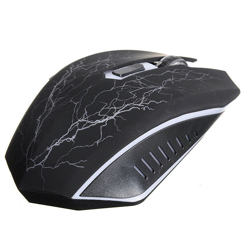 Wireless Gaming Mouse USB Optical Silent Rechargeable for Mac/PC/Laptop CS