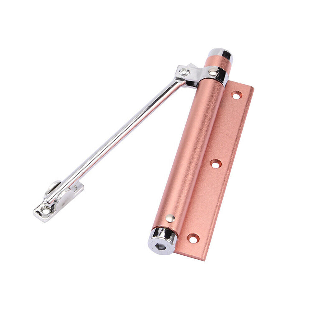 Automatic Door Self Closing Hinge Mute Easy Rebound Punching-Free Door Closer