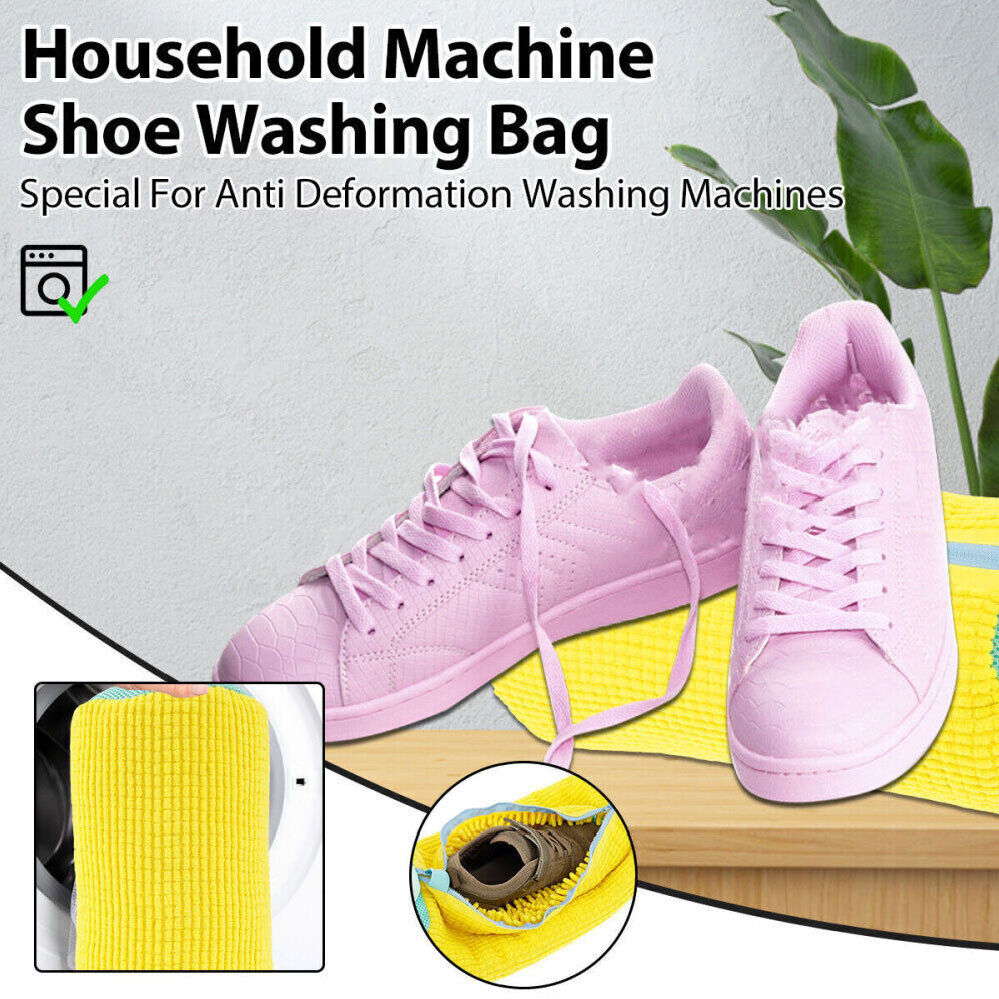 Reusable Anti-Deformation Shoe Washing Laundry Bag for Machine Lightweight