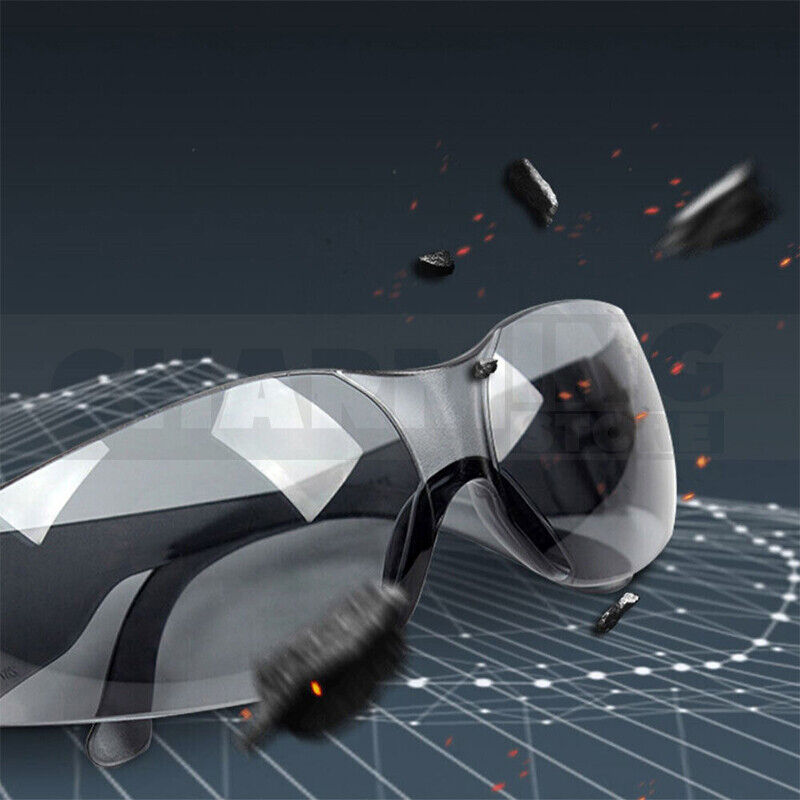 10pcs Clear Safety Glasses Protective Eyewear for Men Women Eye Protection