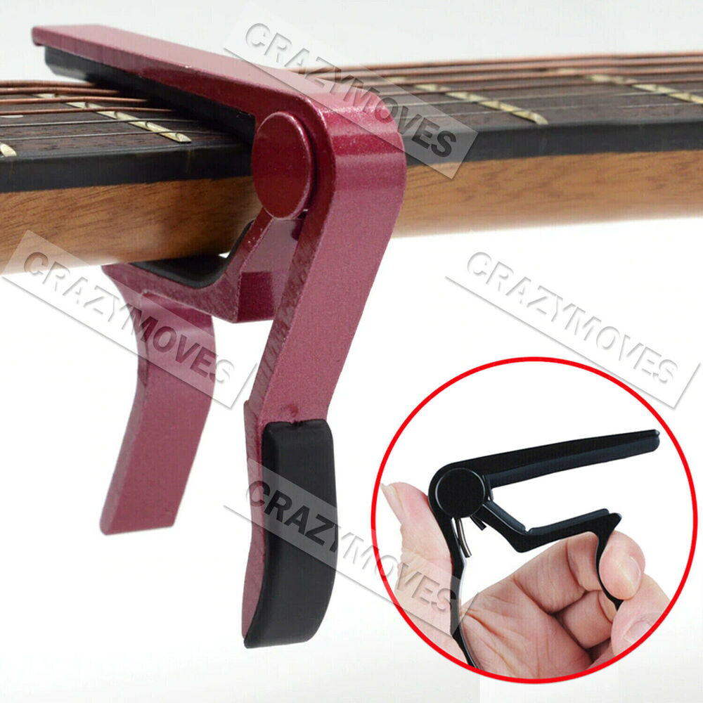 Premium Alloy Capo Quick Change Trigger Clamp for Guitar Banjo Ukulele