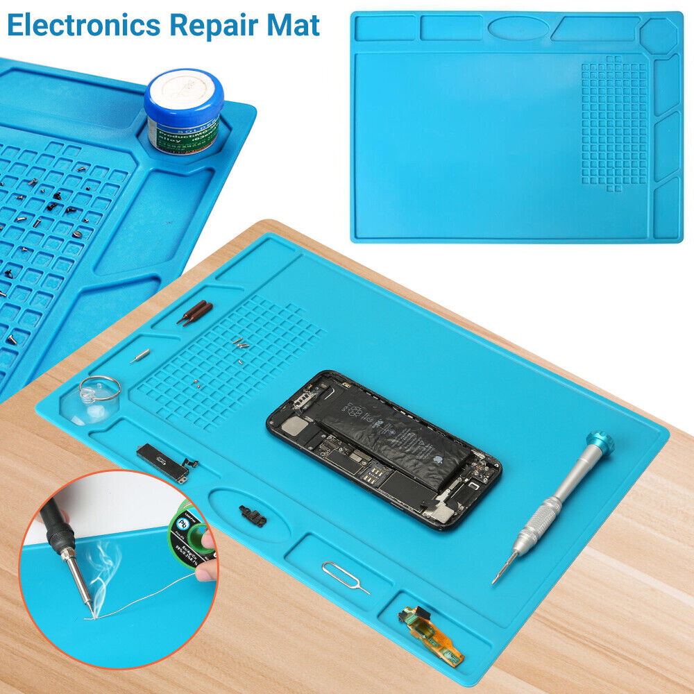 Phone PC Repair Silicone Mat Magnetic Anti-Static Heat Insulation Soldering Pad