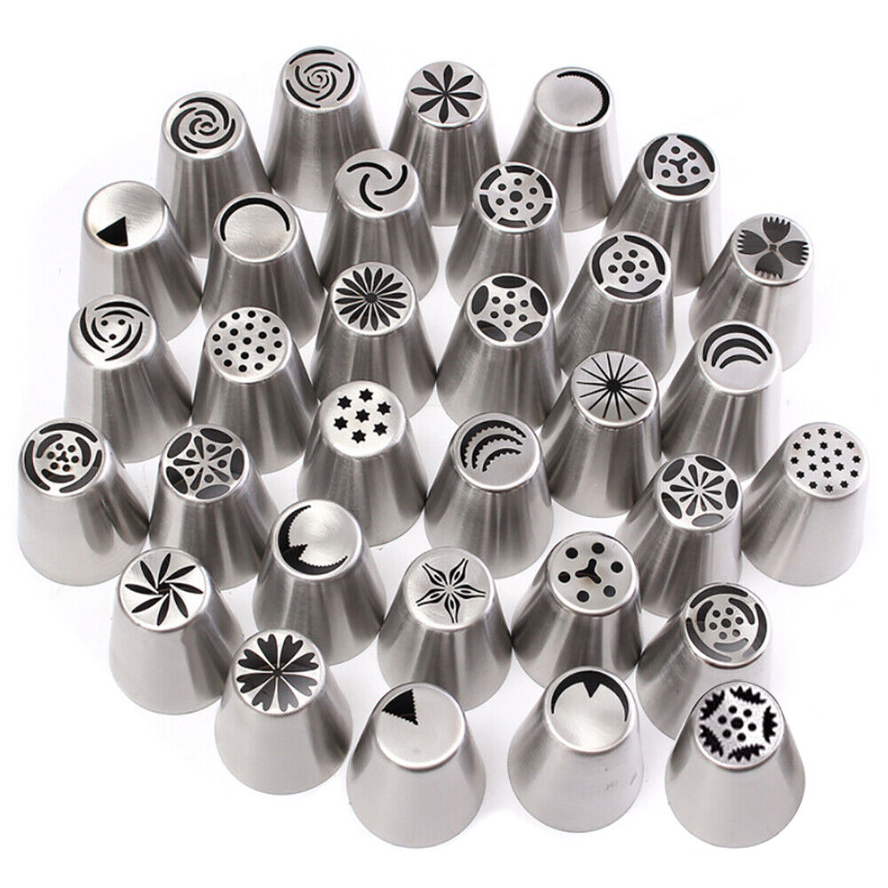 Russian Icing Piping Nozzles Cake Decorating Flower DIY Baking Pastry Tips Tools