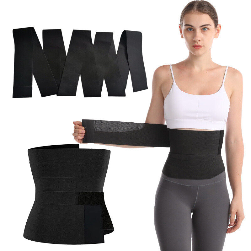 Slimming Bandage Wrap Lumbar Waist Support Sauna Belt Trimmer Body Shaper