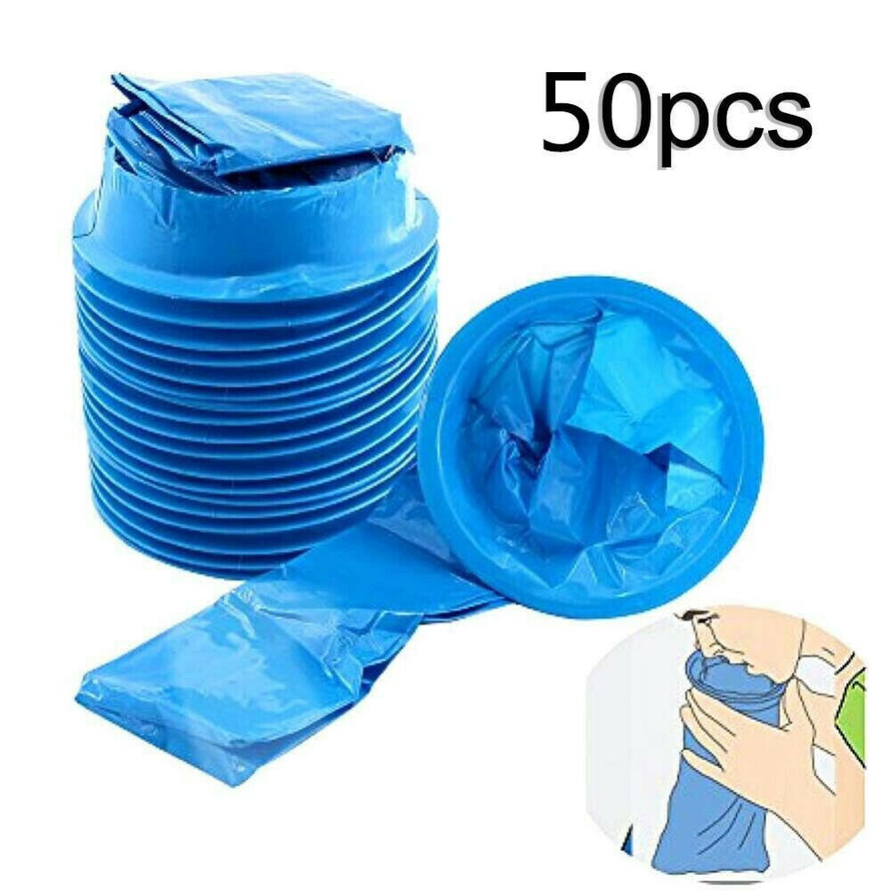 50x Disposable Vomit Bags Sickness Travel Plane Motion Car Bus Sea Sick Sealable