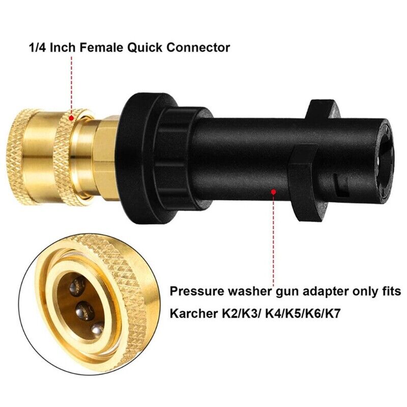 High Pressure Washer Quick Connector for K2 K3 K4 K5 K6 K7 Adapters