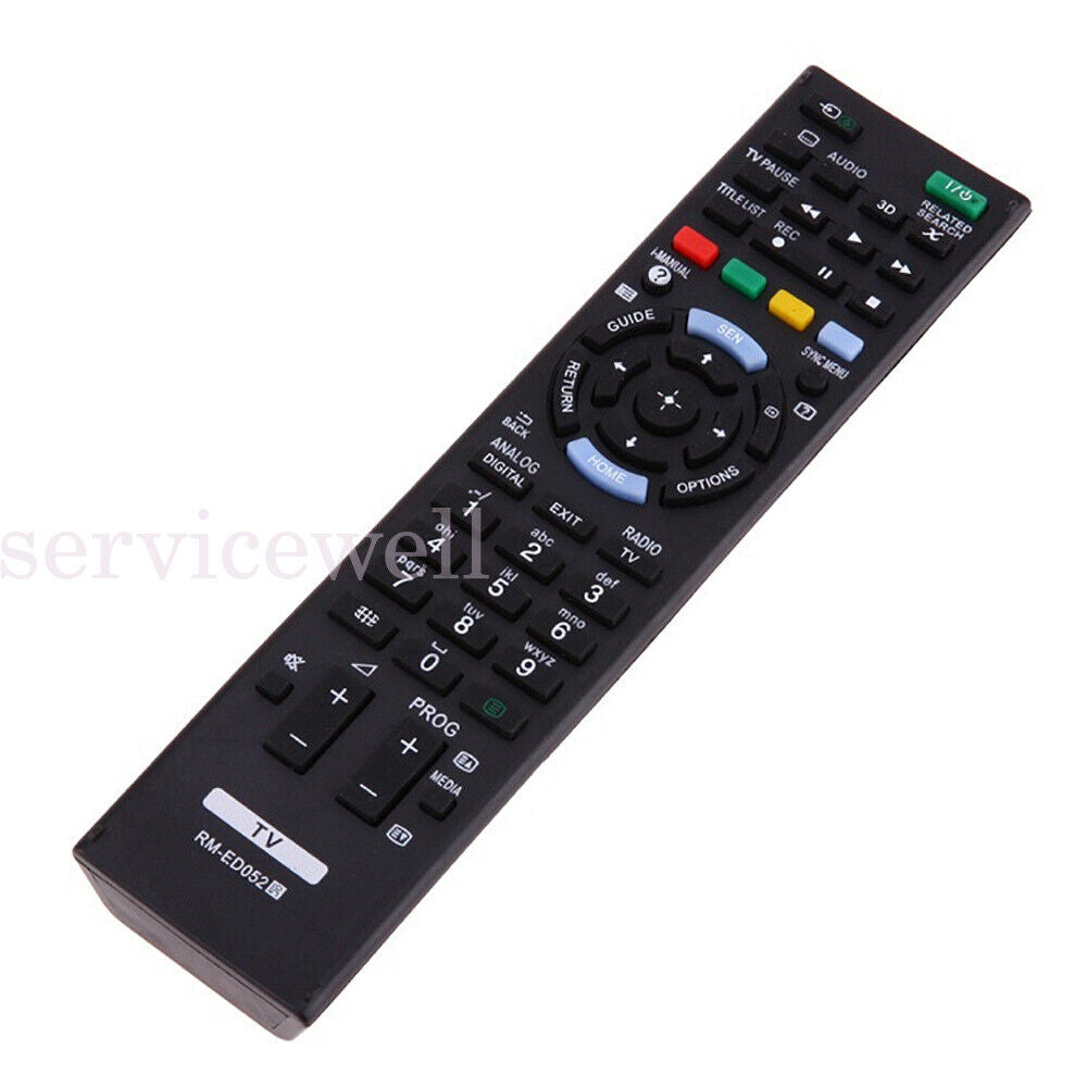 Universal TV Remote Control Replacement For Sony Bravia TV Remote RM-ED052