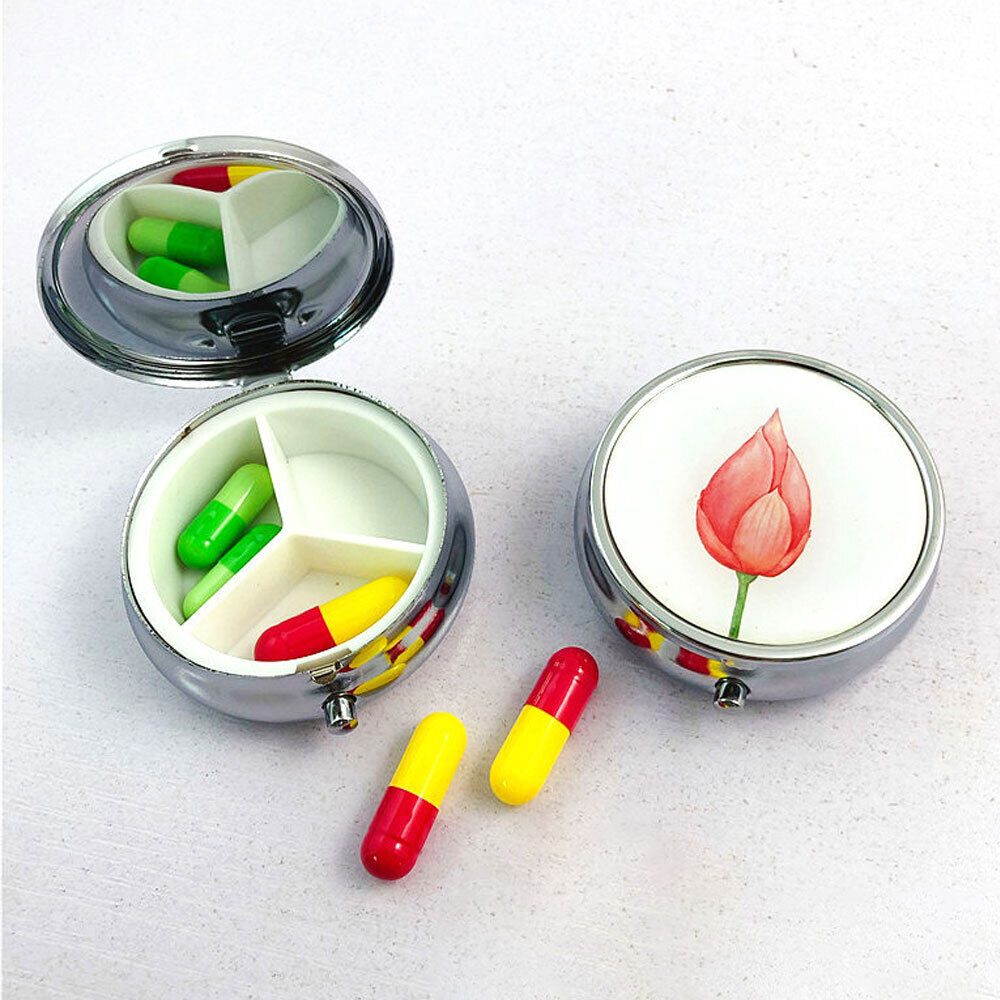 Small Tablet Pill Box Medicine Organiser Dispenser Storage Case For Healthy Care