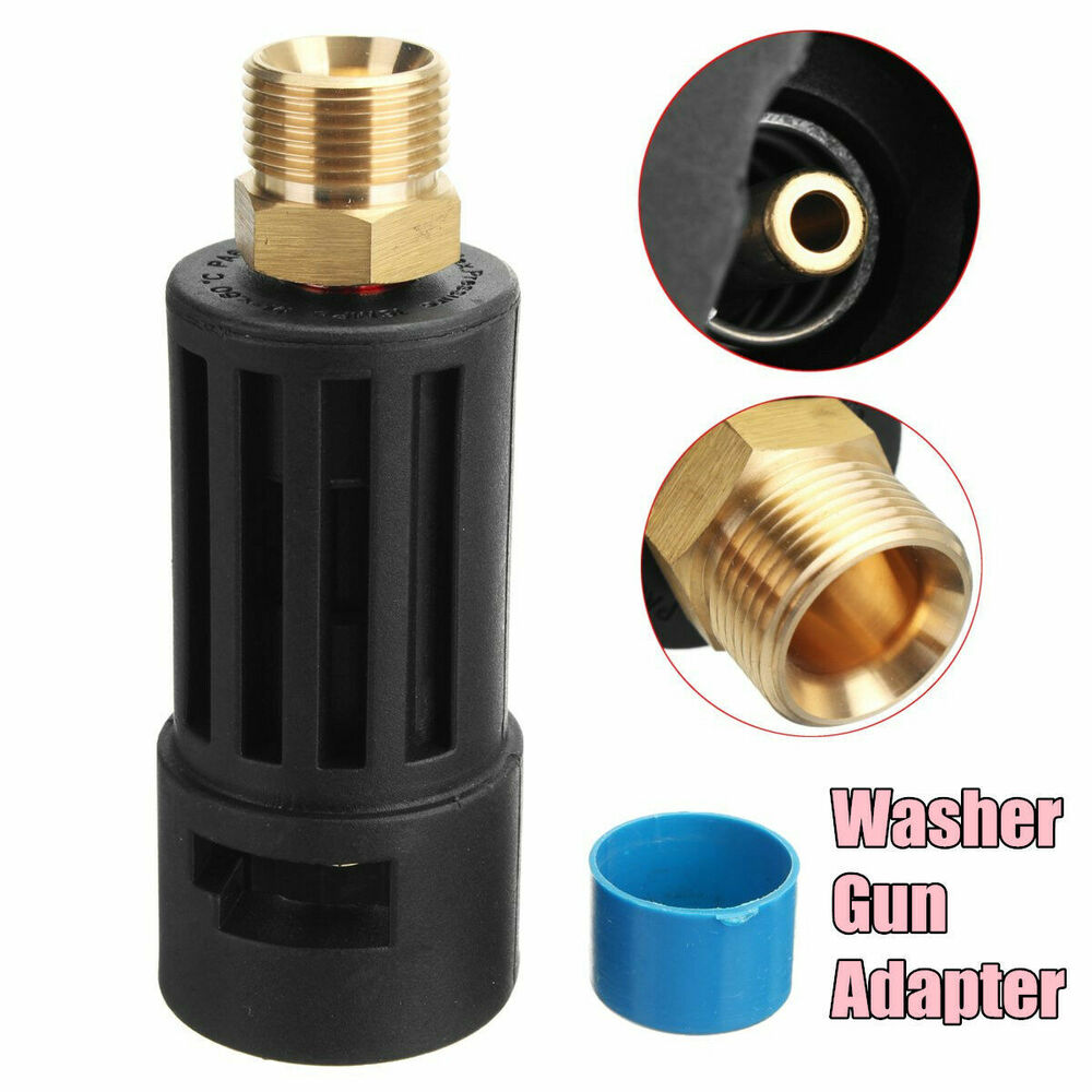 High Pressure Washer Gun Lance Fitting Adapter For Karcher K-series X M22M