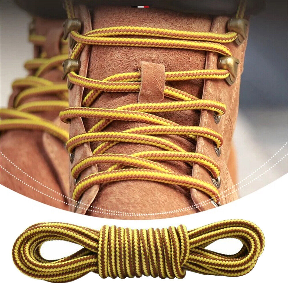 TWO TONE Bootlaces Shoelaces Sneakers Hiking Casual Shoes Work Boot Laces Cotton