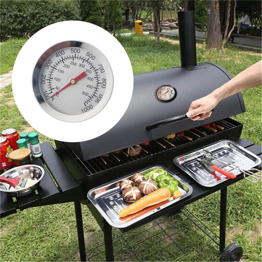 50-500℃ Stainless Steel Barbecue BBQ Grill Thermometer Temperature Gauges Tools