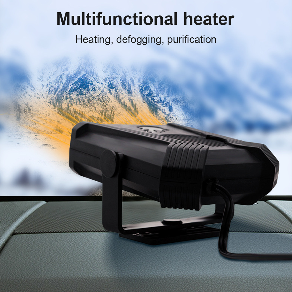 Portable Car Fan Heater Vehicle Heating Windscreen Defroster Demister 12V 300W