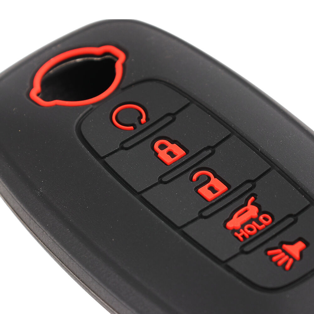 For Nissan Kicks Ariya Rogue Teana 5 button Smart Remote Key Fob Ring Case Cover