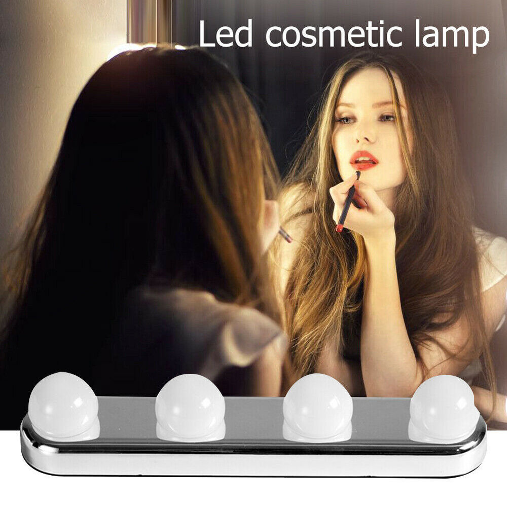 Portable Makeup Light Super Bright LED Bulbs Makeup Vanity Mirror Battery Lights