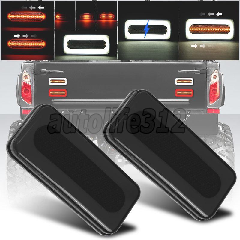 2X 68 LED Tail Lights Trailer Ute Caravan Truck Stop Sequential Indicators Lamps