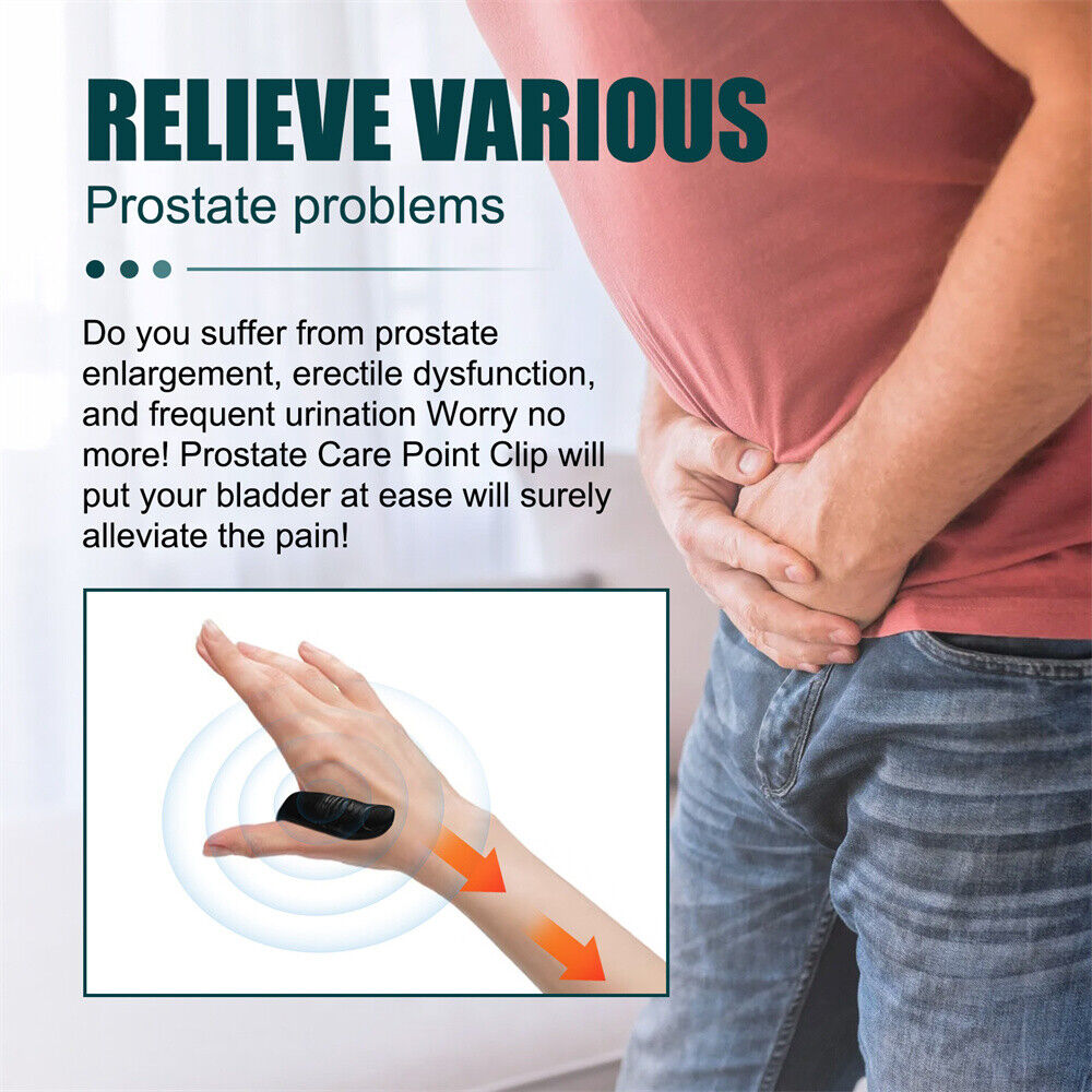 Prostate Care Point Clip Prostatitis Treatment Frequent Urination Therapy