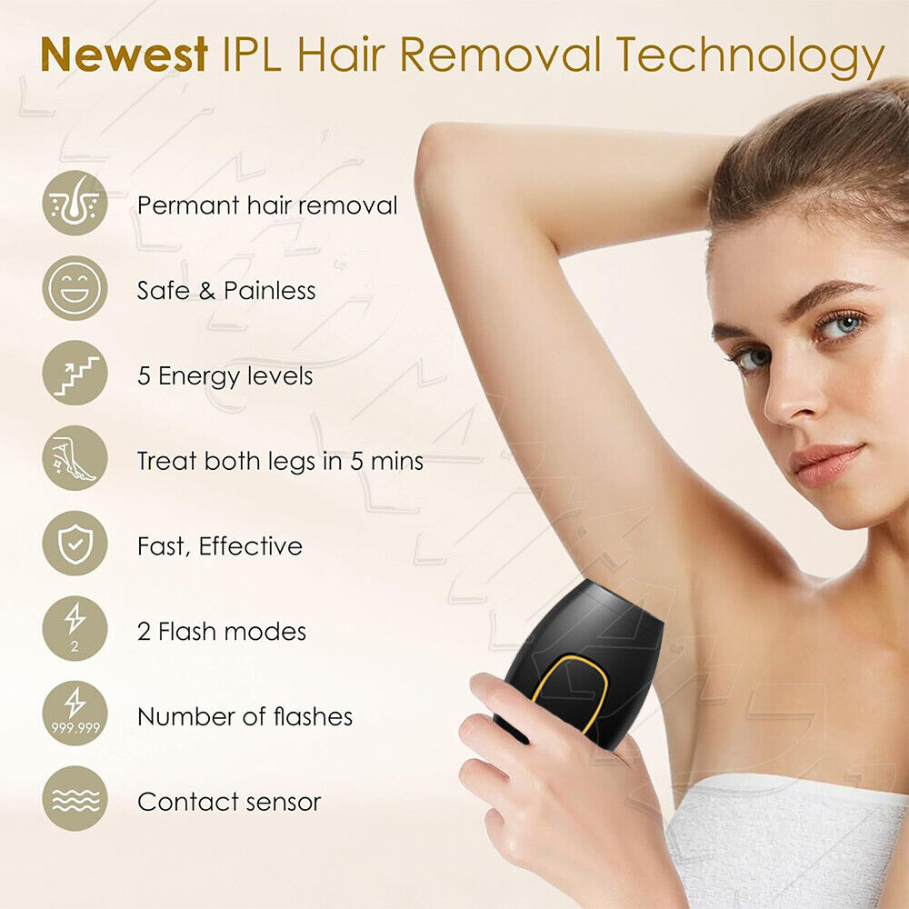 IPL Permanent Laser Hair Removal For Women Men Painless All Body Remover Device