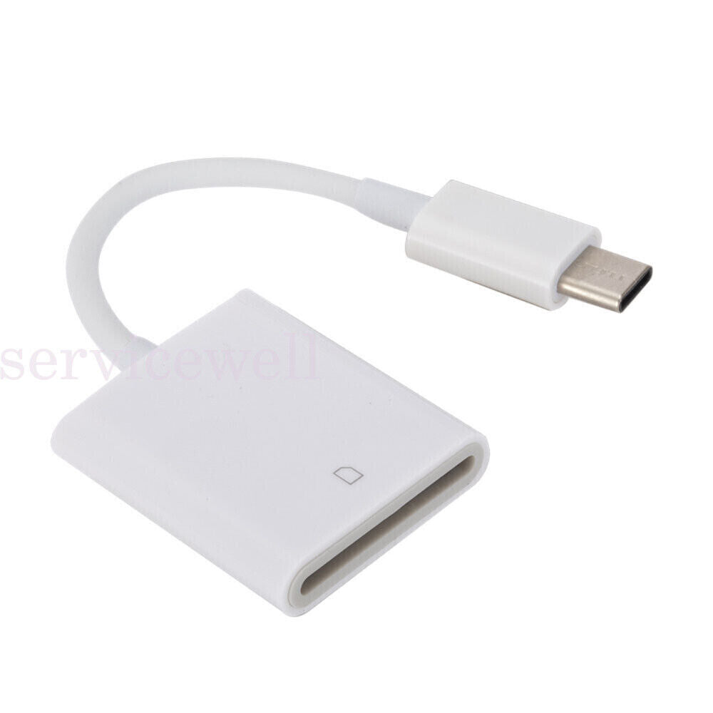 USB-C To SD Card Reader Adapter Type-C For Apple iPad Macbook Pro Air 13 Samsung