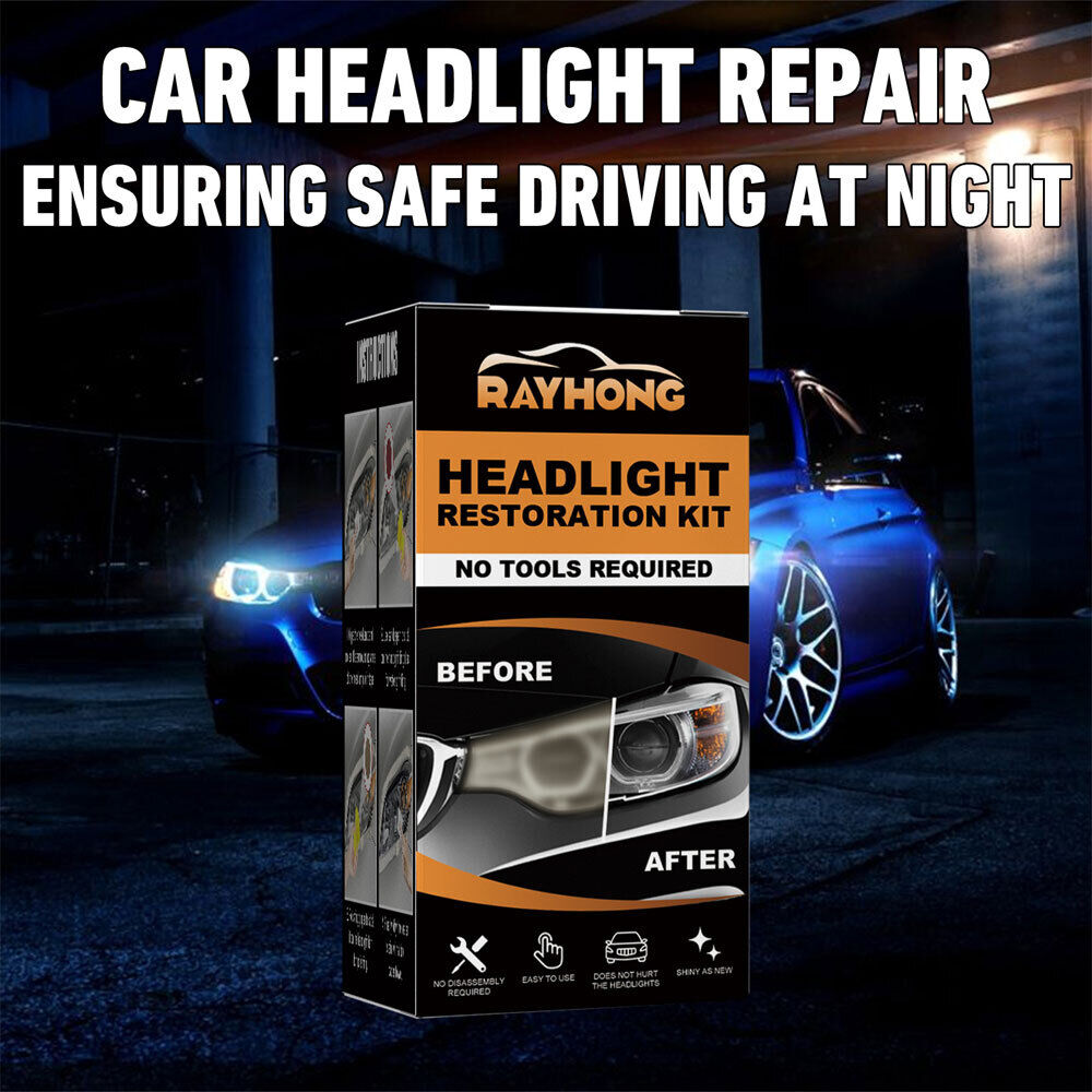 Restowipes Car Headlight Restoration, Polish Headlights Lens Restore Cleaner #T