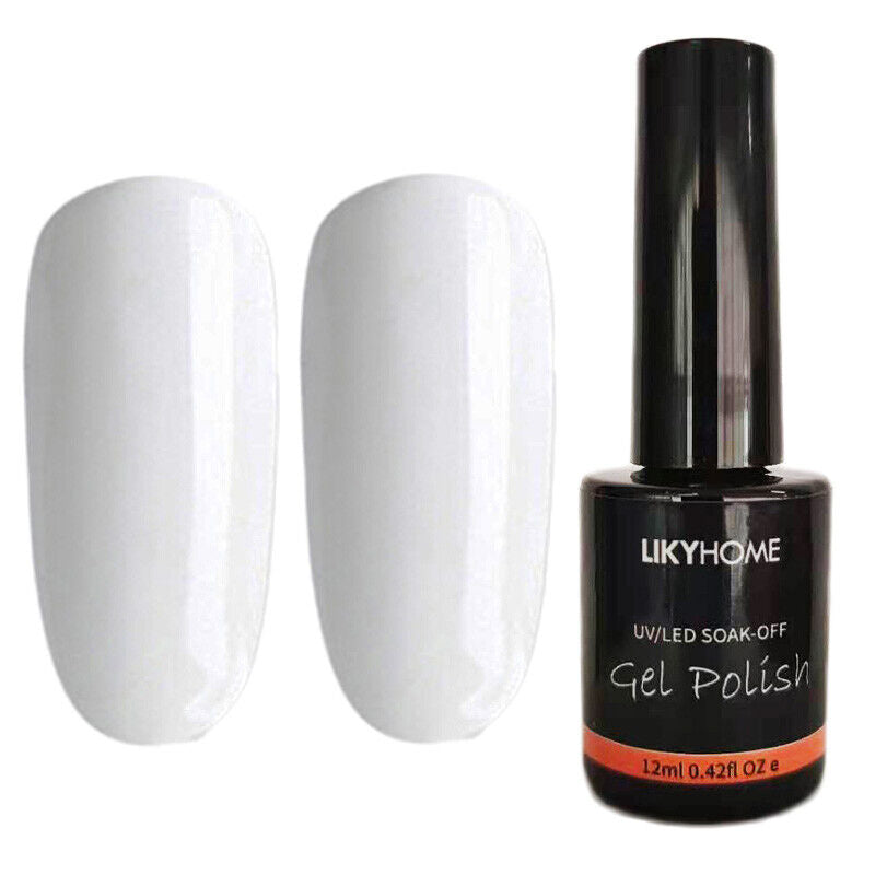 UV LED Gel Nail Polish 12ml Soak Off Colour Base Top Coat Varnish Manicure DIY