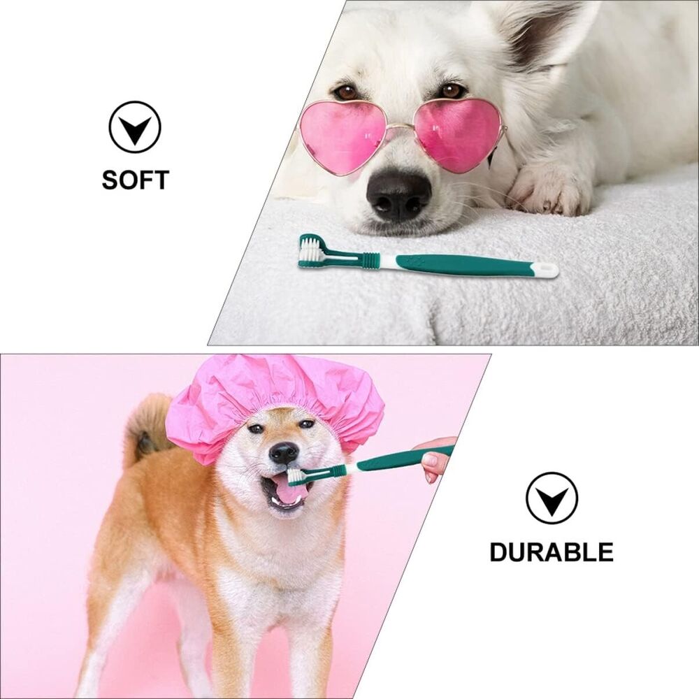 Pet Toothbrush Dog Teeth Cleaning Brush Pet Cat Toothbrush Dog Dental Care Oral