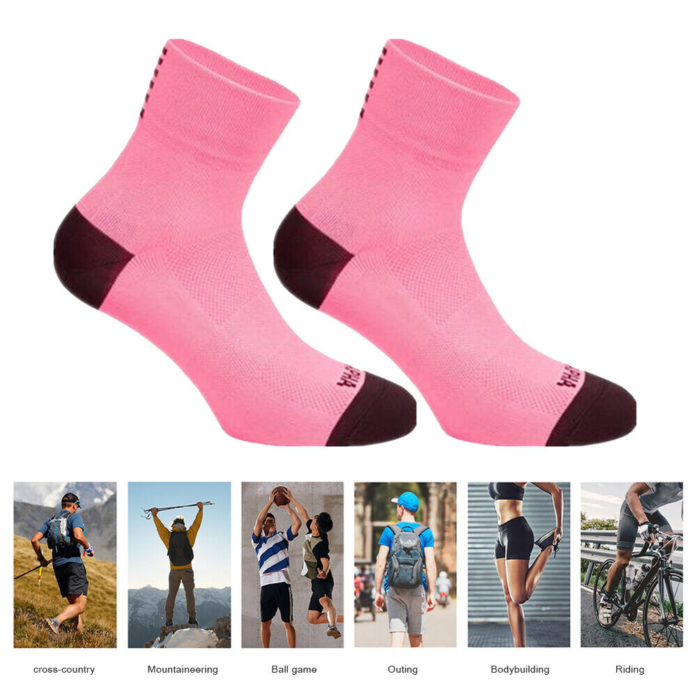 NEW Outdoor Sport Cycling Socks Comfortable Men Women Running Hiking Breathable