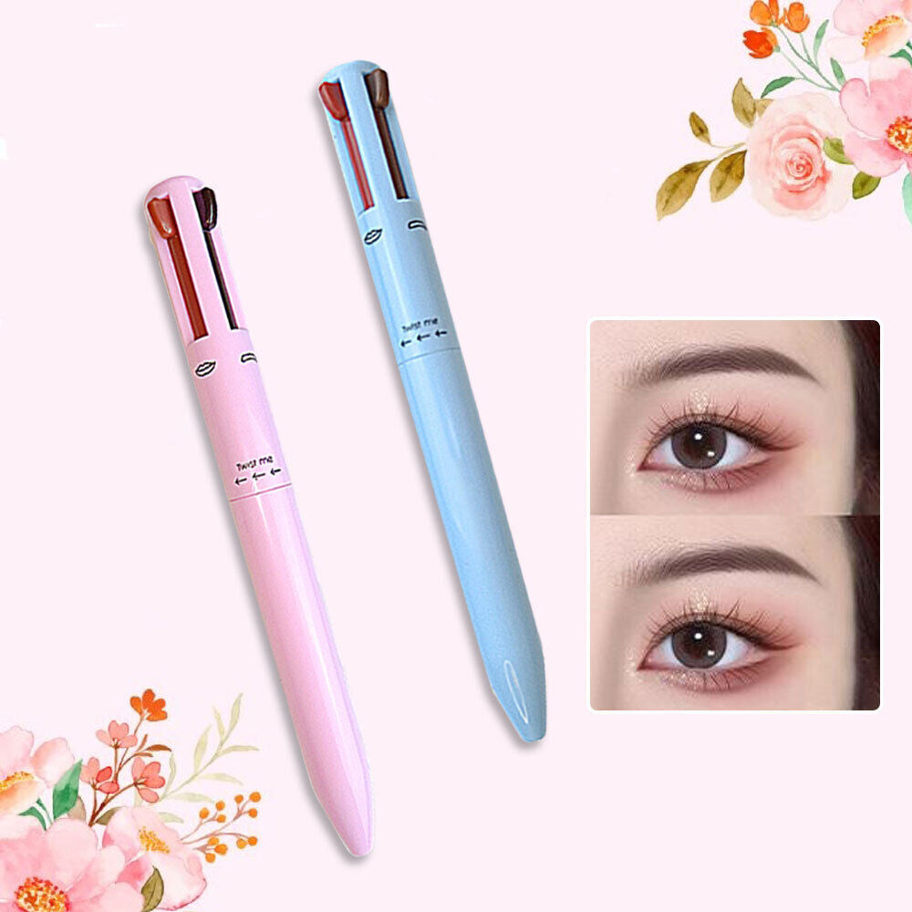 Touch Up 4 in 1 Filler Highlighter Eyeliner Eyebrow Lipliner Makeup Pen 4 Color