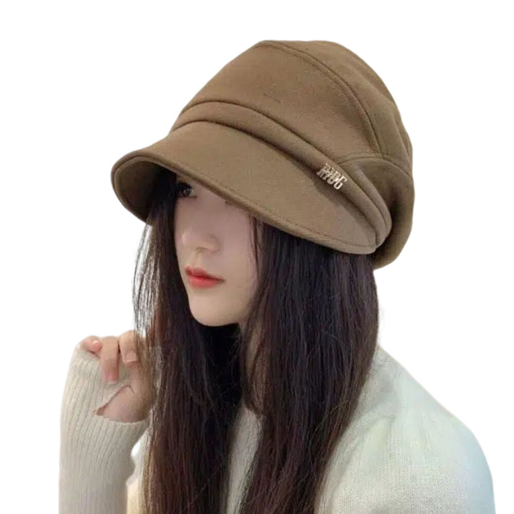 Women Visor Beret Hats Wind and Dust Proof Cotton Hat for Outdoor Fishing