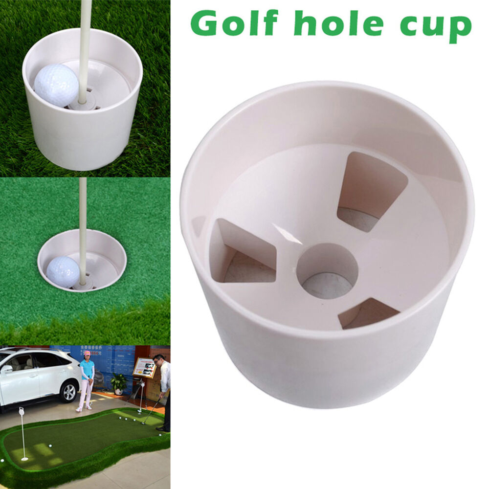 2X Plastic Practice Golf Cup Putting Green Cup Golf Green Hole Cup Golf Training