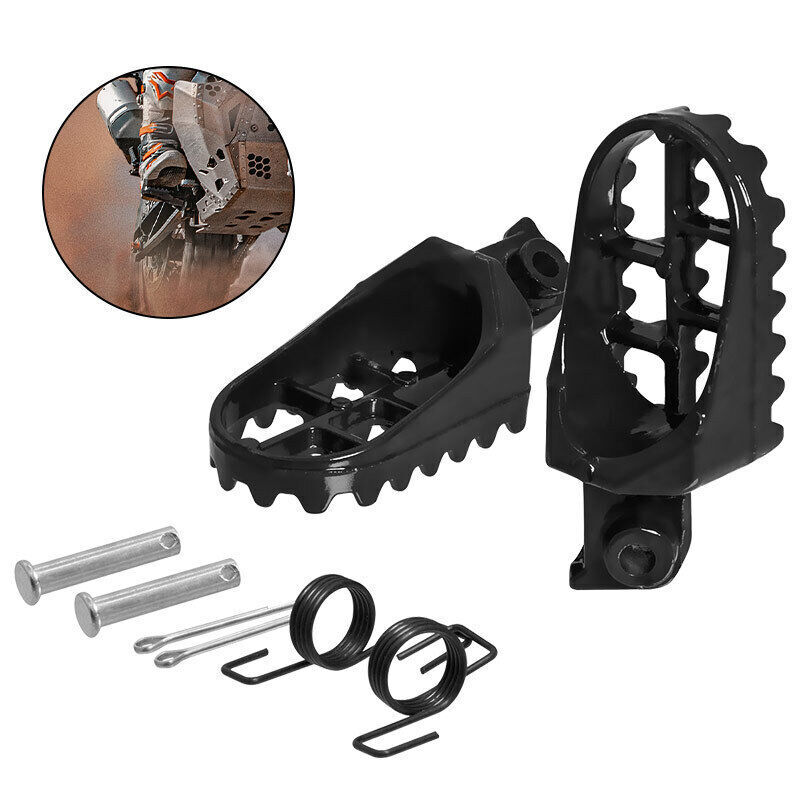 Motorcycle Foot Pegs Footrest Footpegs For Yamaha TW200 PW50 PW80 Pit Dirt Bikes