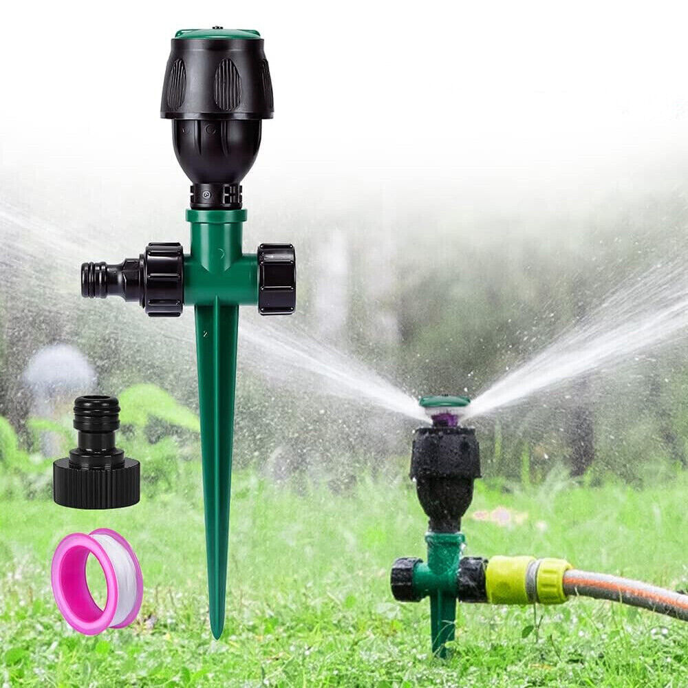 Rotating Adjustable Garden 360 Degree Water Sprinkler Grass Irrigation Sprayer