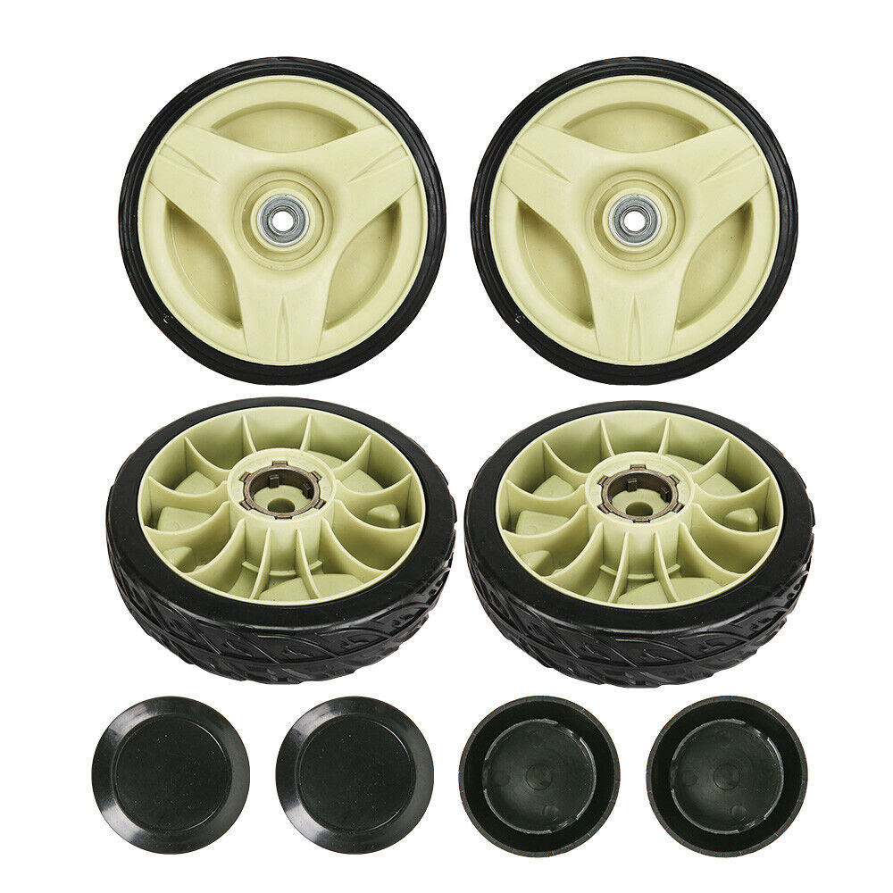 4Pcs Set FRONT & REAR DRIVE WHEELS For HONDA Lawn Mowers HRJ216/ HRJ215/ HRJ196