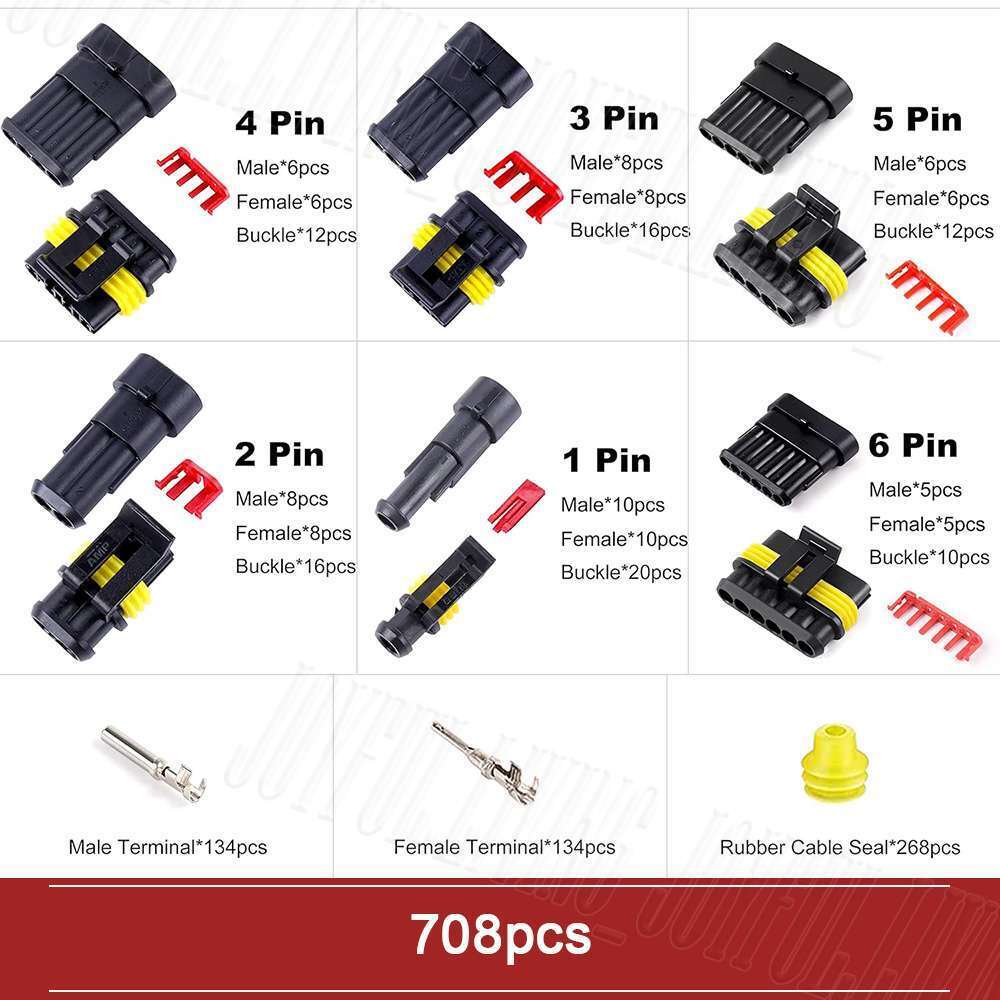 1 set SN-48B Ratchet Crimping Tool Insulation Electrical Terminal Crimper Plier 1-6Pin