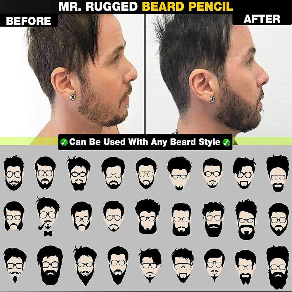 Hair Beard Filler Pen Beard Camouflage Hair Grower Beard Fr Men With Beard Brush