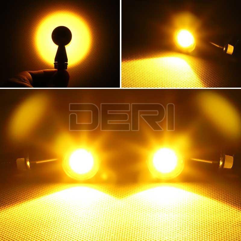 4X Universal CNC Motorcycle Turn Signal LED Indicator Lights Blinker Amber Lamps