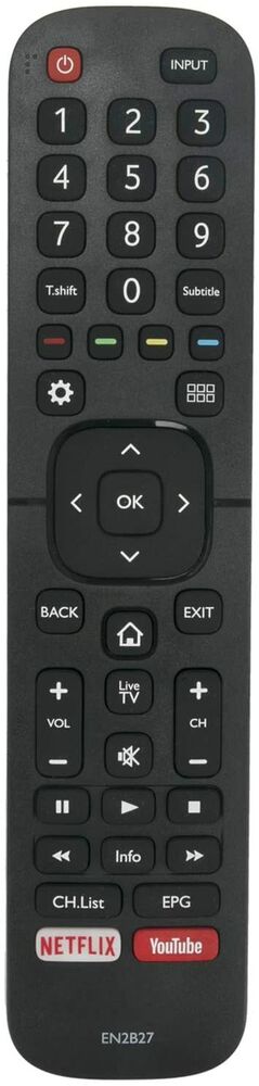 For HISENSE TV Remote EN2B27 ORIGINAL OEM Control EN-2B27 RC3394402/01 3139 238