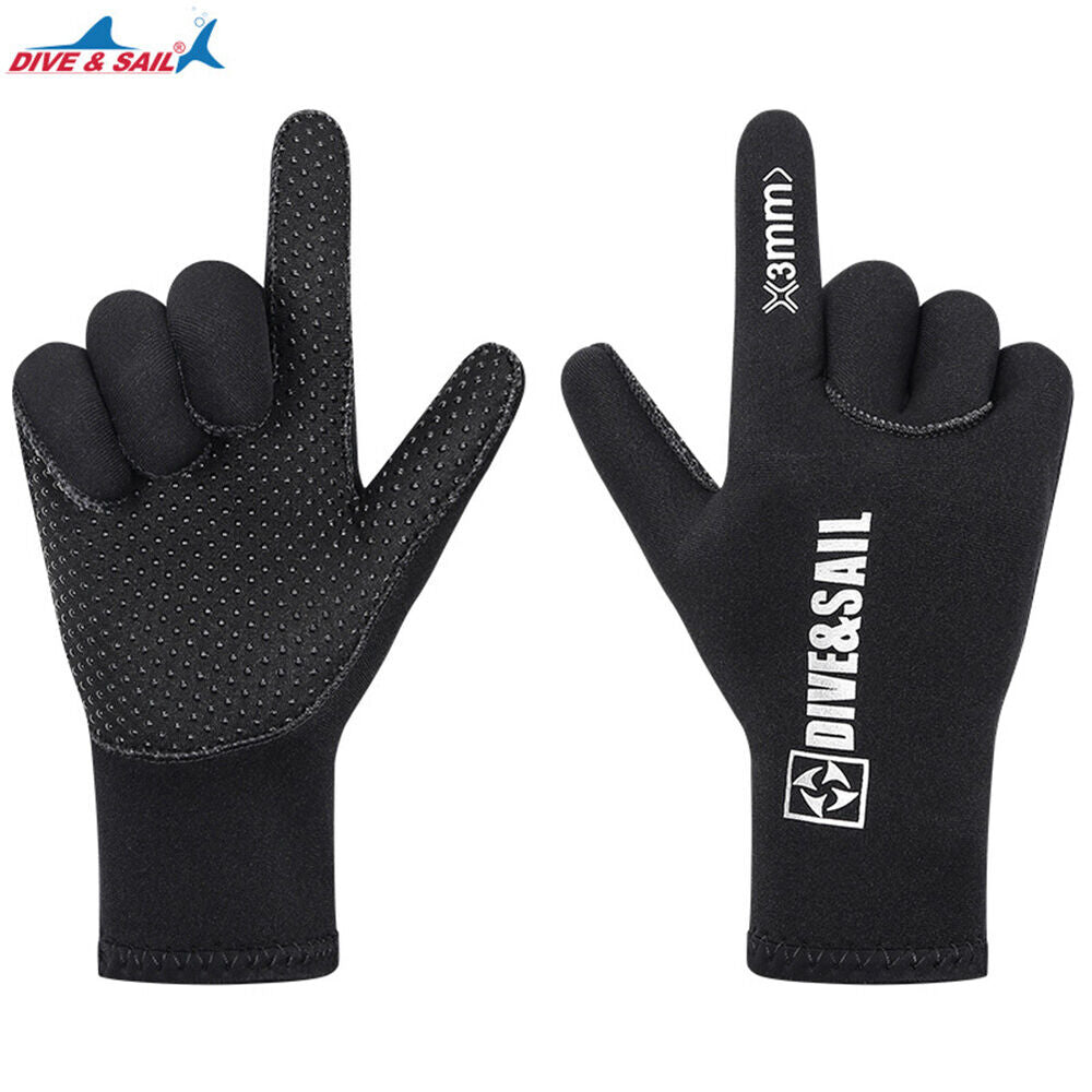 3mm Neoprene Gloves UV Protection Surfing Gloves for Diving Snorkeling Surfing