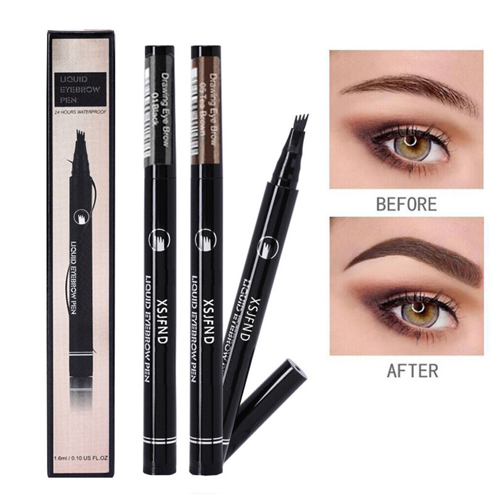 Microblading Tattoo Eyebrow Ink Pen Eye Brow Pencil Brow Enhancer Stencil NEW