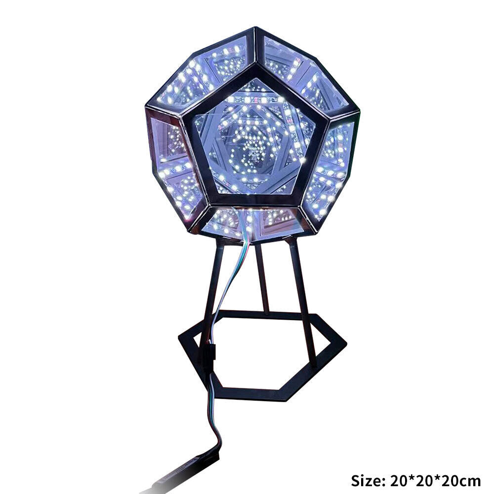 Infinity Dodecahedron Color Art Night Light LED Party Atmosphere Lamp Home Decor