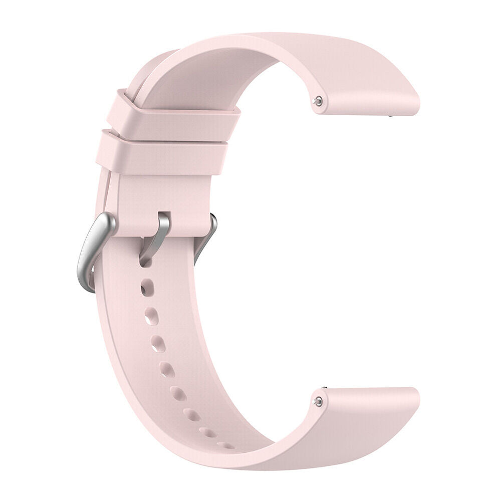 Silicone Strap for Galaxy Watch 4 Classic Band Bracelet (Light Pink