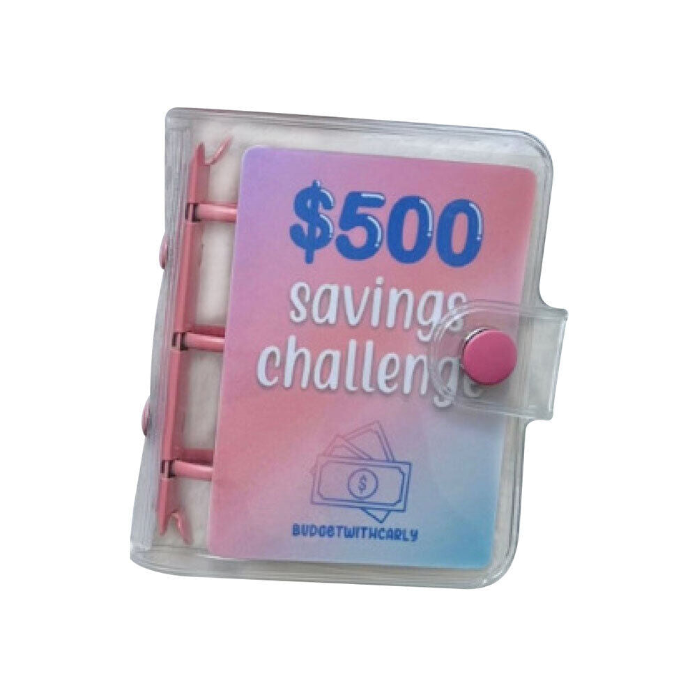 Mini Cash Envelope Challenge Binder Budget Binder Savings Book Save $1000-150