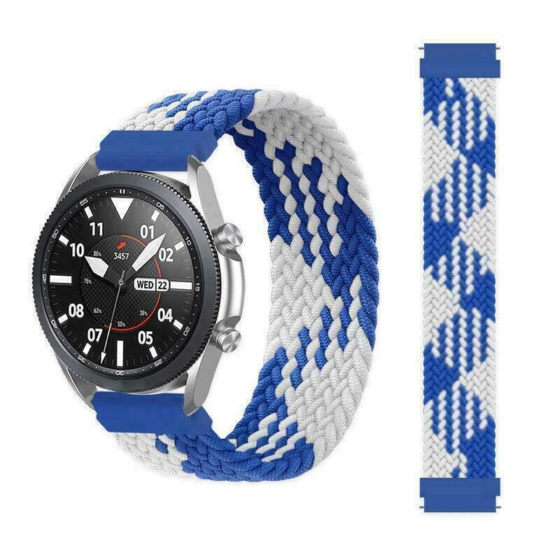 For Samsung Galaxy Watch 7 6 5 4 40 44mm Solo Loop Band Braided Elastic Strap