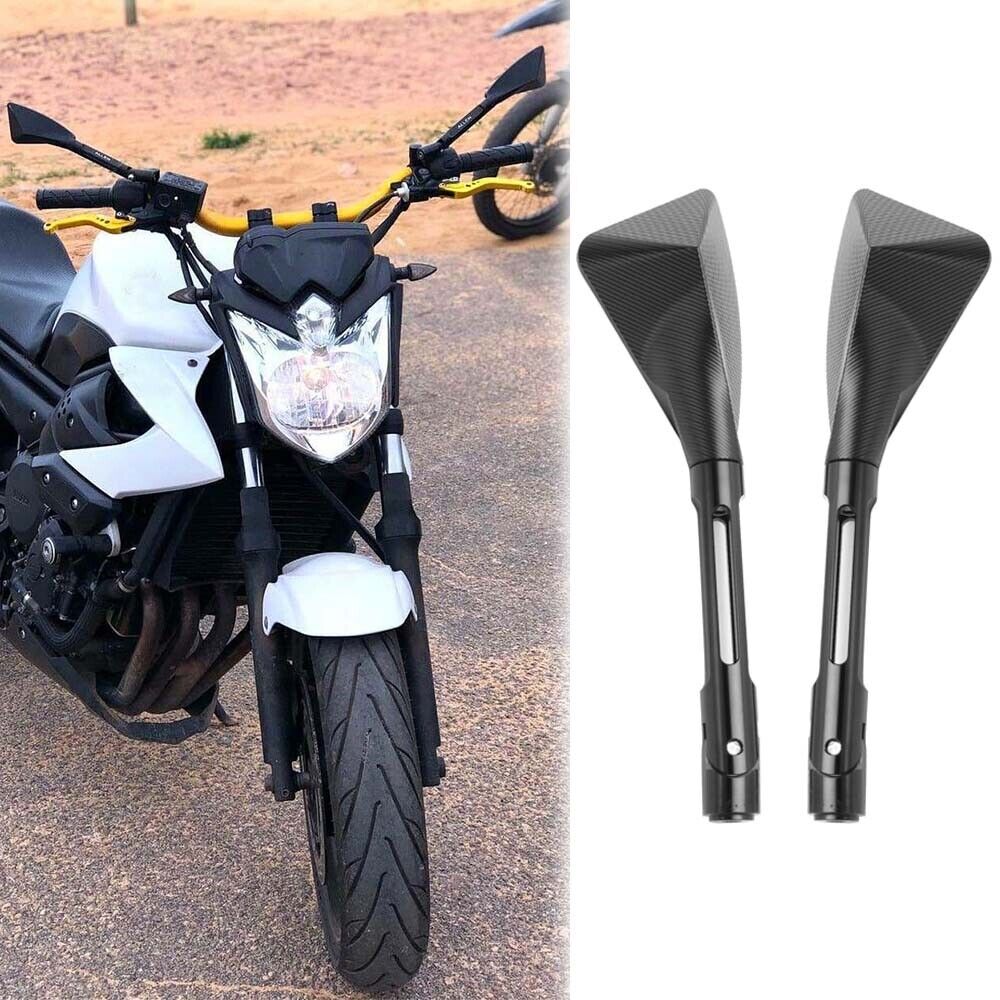 2x Motorcycle Rearview Side Mirror For Yamaha MT-03 MT-07 MT-09 MT10 FZ-07 FZ-09