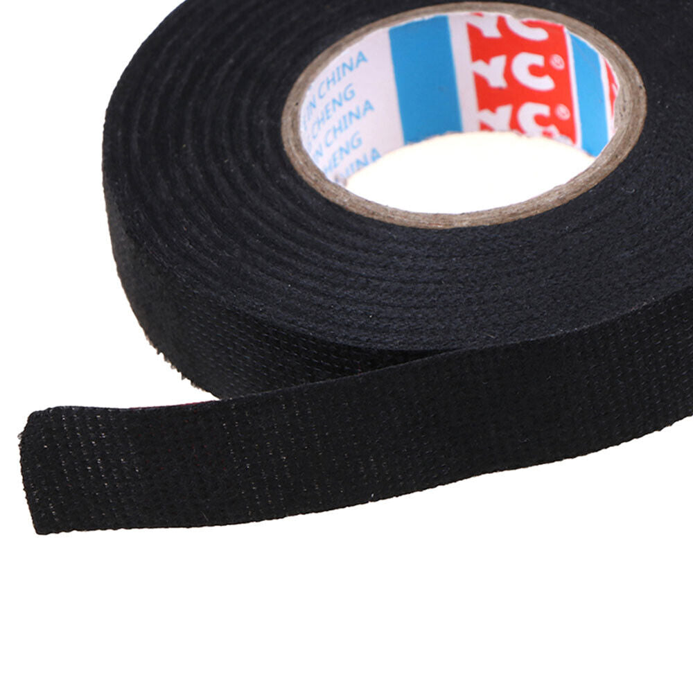 4pcs 19mmx 15M Adhesive Cloth Fabric Tape Cable Loom Wiring Harness For Car Auto